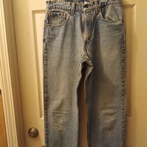 Vintage, Zipper fly, 32/34 Mens Levis 550 Light Blue Jeans